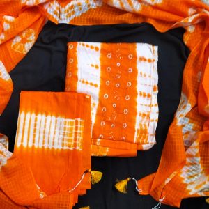 আনস্টিচ সিকোয়েন্স বাটিক থ্রি পিচ