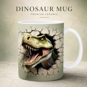 3D Fish In Water Design Ceramic Mug – Microwave & Dishwasher Safe Wraparound Coffee Mug with Protected Packaging 6-10 5268, 5267, 5266, 5265, 5264, 5263, 5262 , 4998, 5000, 4997, 4996, 4951, 4949, 4948, 4945, 4944, 4943, 4941
