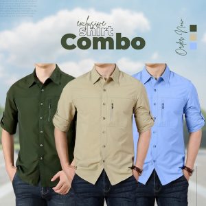 Exclusive 3-Piece Stylish Shirt Combo Pack 11131