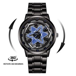 Wheel Rim Rotating Watch