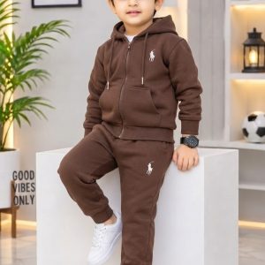 Boys Zipper Hoodie Combo Set