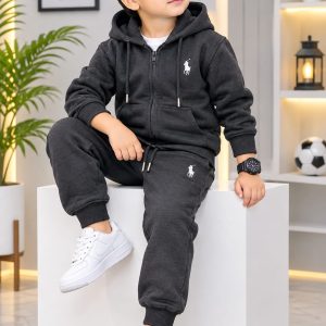 Boys Zipper Hoodie Combo Set