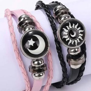 Trendy Couple Sun Moon Bracelet ✨