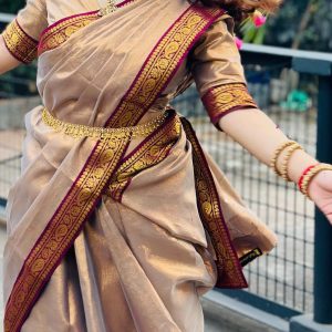 Puja Hit Lama Sharee with ব্লাউজ