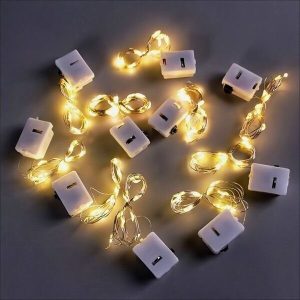 2-meter (approx. 6.5 feet) LED string lights