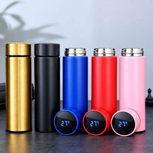500 ml Temperature smart vacuum Touch Screen Flask – তাপমাত্রা দেখানো পানির বোতল