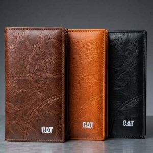 CAT wallet প্রিমিয়াম লেদার লং মানিব্যাগ