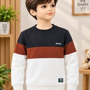 Boys হাতা লম্বা সুইপ শার্ট