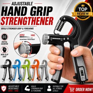 Hand Grip Strengthener with Digital Counter (10-60KG) | হাতের ব্যায়াম করার গ্রিপ