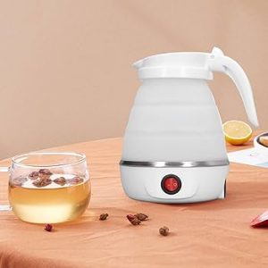Mini Foldable Electric Kettle – Portable Travel Silicone Electric Kettle