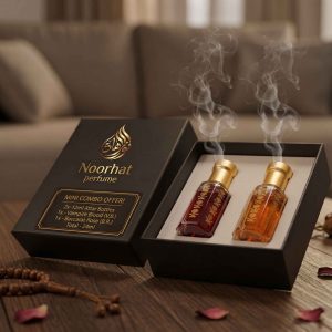 Attar Combo Box 24ml — Vampire Blood & Bakarat Rose সুগন্ধি সেট