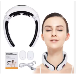 Cheap Neck and Shoulder Massager With Electrode Pads Smart Cervical Spine Care Massage Machine Electric Pulse Massage
