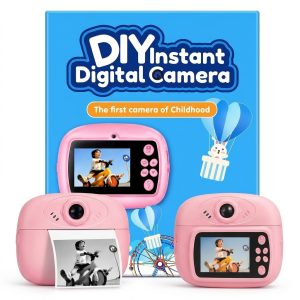 DIY Instant Digital Camera for Kids with Instant Print | Rechargeable Photo & Video Camera with Screen