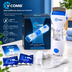 V-COMB Electric Head Lice & Nit Removal Comb