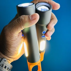 GearUP K57 Rechargeable Torch, Zoomable LED Flashlight with 6 month warrenty