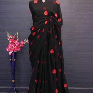 love sari with ambordari work