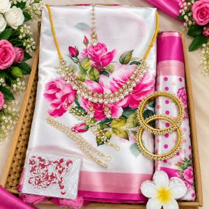 প্রিমিয়াম শাড়ি ও জুয়েলারি কম্বো