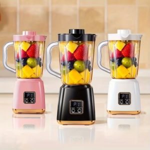 USB Rechargeable Portable Blender and Handheld Juicer Perfect for Smoothies With Digital Display, Stainless Steel Blade