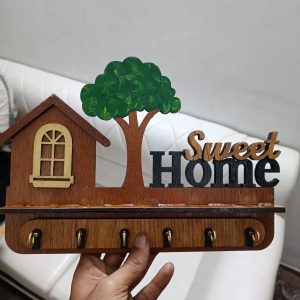Wooden key holder